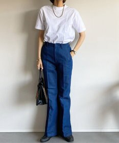 woadblue ＜坪田あさみさんコラボ＞LOTUS ロータス デニムパンツ