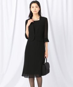 自由区 FORMAL 【洗える/着心地楽々】セオプラスエス ウォッシャブル ワンピース