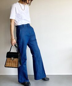 woadblue ＜坪田あさみさんコラボ＞LOTUS ロータス デニムパンツ