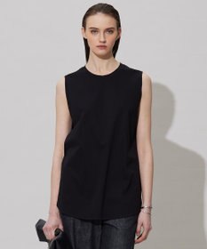 ICB L 【接触冷感・洗える】コンパクトスムース ノースリーブ Tシャツ