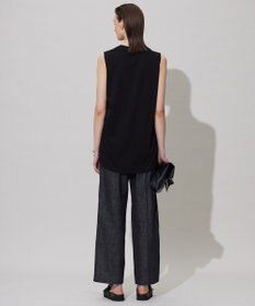 ICB L 【接触冷感・洗える】コンパクトスムース ノースリーブ Tシャツ