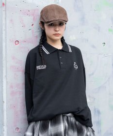 WEGO 【ユニセックス着用ITEM/MLサイズ展開】モチーフロゴポロスウェット