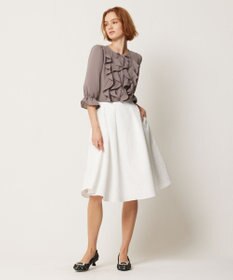 TOCCA 【WEB限定カラーあり】【消臭・洗える】RIBBON LABYRINTH JACQUARDスカート