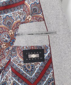 JOSEPH ABBOUD 【キングサイズ・ソフト/JAPANファブリック/LIBERTY柄裏地】ムリネフランネル ジャケット