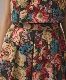 GRACE CONTINENTAL アンティークフラワータックスカート