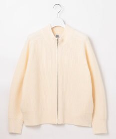 J.PRESS LADIES L 【洗える】CAT ジップアップブルゾン ニット