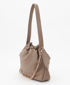 組曲 ギャザーワンショルダーハンドバッグ