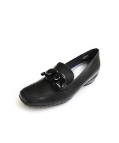 Pointer 【石岡真実さん着用】日本製 本革超軽量チェーンモチーフローファー