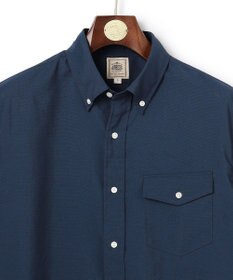 J.PRESS MEN 【遮熱 / 高通気性】ハケメパッチフラップ 半袖シャツ / B.D.