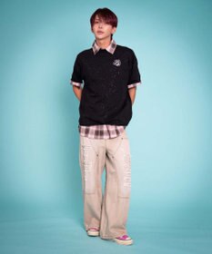 WEGO 【ユニセックス着用ITEM/MLサイズ展開】ラメグラフィックT（SS）