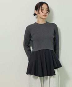 Green Parks ・ＥＬＥＮＣＡＲＥ　ＤＵＥ　ハイブリットハイネックニット