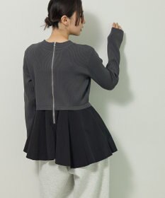 Green Parks ・ＥＬＥＮＣＡＲＥ　ＤＵＥ　ハイブリットハイネックニット