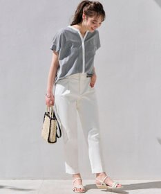 ANY SIS 【接触冷感・UVカット・撥水】クールタッチテーパード パンツ