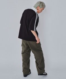 WEGO 【ユニセックス着用ITEM/MLサイズ展開】ヘビーウェイトハーフジップT（SS）