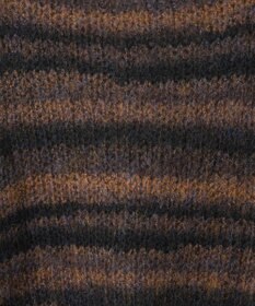 WEGO 段染めボーダーモヘアライクニット