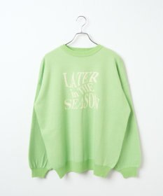 WEGO ウェーブロゴジャガードニットプルオーバー