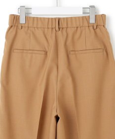 23区 S 【滝沢眞規子さん着用/CanCam11月号掲載】ナチュラルストレッチサキソニー タック ワイド パンツ