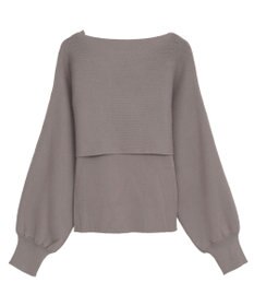 earth music&ecology 【WEB限定】リボンニットアンサンブル