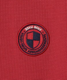 23区GOLF 【WOMEN】スクエアカノコ 長袖 ポロシャツ