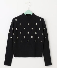 TOCCA 【洗える！】PEARL BOUQUET KNIT プルオーバー