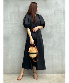 Green Parks ボリューム袖ロングワンピース