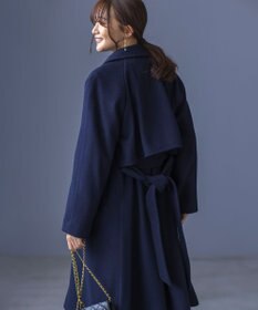 組曲 ライトビーバー トレンチライク ロングコート