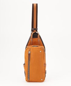 UNBILLION Otias シュリンクレザーオイル仕上げタテ型ボディバッグ