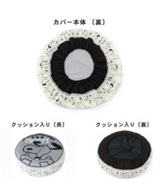 PET PARADISE スヌーピー 替えカバー 《ハッピーダンス柄》 (60cmの丸型クッションに対応）
