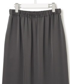 23区 【撥水加工/洗える】スムースサテン Iライン スカート