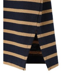 earth music&ecology スクエアボーダープルオーバー