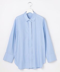 自由区 【着回し力抜群・レイヤードにも】ドレープブロード シャツブラウス