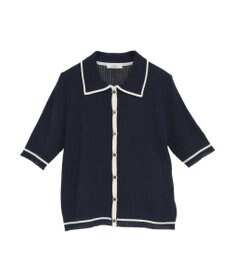 earth music&ecology 【予約】リブニットカーディガン