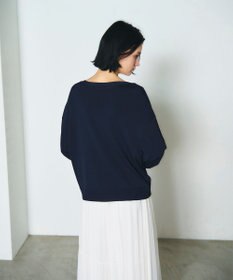 GRACE CONTINENTAL ルーズVネックニットカーディガン