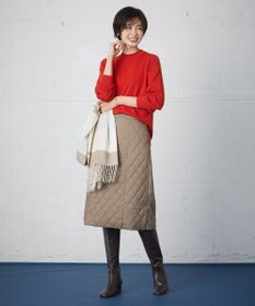 J.PRESS LADIES 高密度パウダータフタ スカート