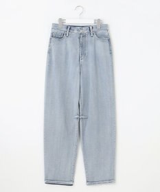 自由区 L 【19号サイズまで展開】ウスカルデニムダーツカーブ パンツ