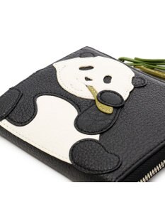 IBIZA アニマーダ　牛革　L字ファスナー財布（パンダ）