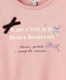 ANY KIDS チェック袖 ドッキング プルオーバー