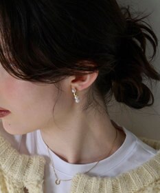 Phoebe 【金属アレルギー対応】ミックスドットピアス　ゴールド/ニッケルフリー/パール