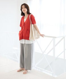 Green Parks フレンチスリーブカーディガン