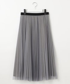 J.PRESS LADIES L 【WEB限定カラーあり・洗える】ハイゲージチュール プリーツ スカート