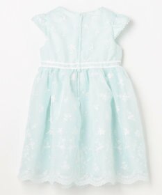 ANY KIDS 総刺繍 花柄ワンピース