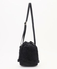 ANY バケットファーショルダーバッグ ブラック
