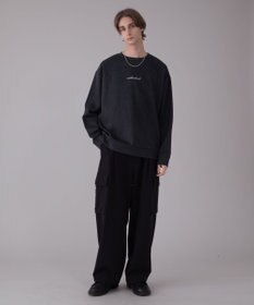 WEGO 【ユニセックス着用ITEM/2点SET/MLサイズ展開】アクセ付きフェイクスウェードプルオーバー