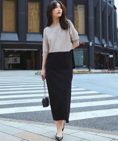 23区 S 【WEB&一部店舗限定/洗える】レーヨンポリエステルストレッチ タイト スカート