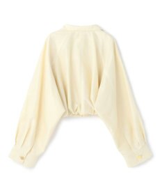 BEIGE， SULFUR / シルク混ショート丈バルーンブルゾン