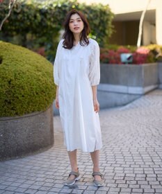 ANY 【ペチコート付】エンブロイダリーワンピース