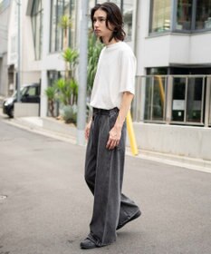 WEGO ローライズバギーフレアデニムパンツ