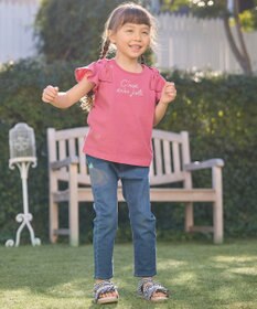 ANY KIDS パール リボン Tシャツ