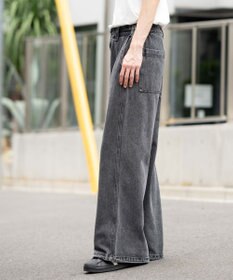 WEGO ローライズバギーフレアデニムパンツ