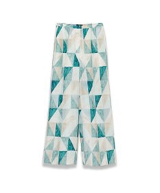 JOSEPH マーブルプリント　シルクトラウザーズ